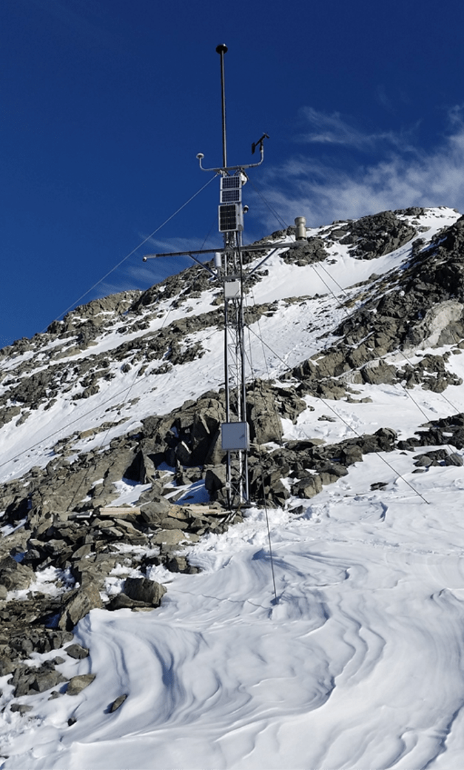 Castle Mount electronic weather station (EWS) NIWA